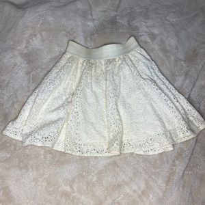 Lace White Skirt